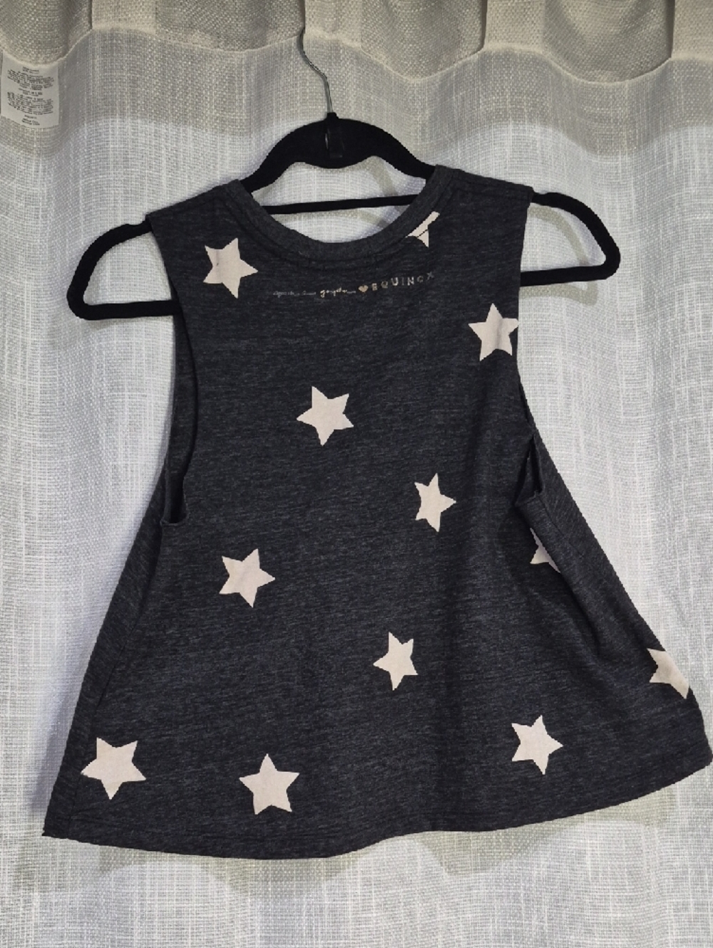 Spiritual GANSTER x Equinox Shine Bright Star Print Tank Top - Dark Gray - Picture 9 of 9